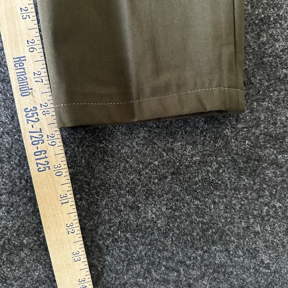 7 Diamonds Pants Men's 34x29 Clifton Slim Straight Stretch Chino Khaki Preppy - Picture 6 of 6